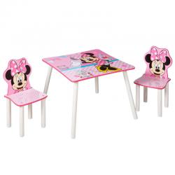 Conjunto infantil mesa y dos sillas Minnie Disney - Imagen 1