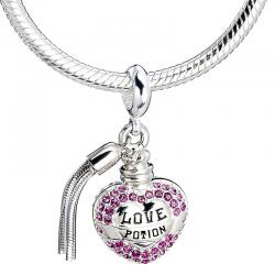 Colgante charm plata swarovski Love Potion Harry Potter - Imagen 1