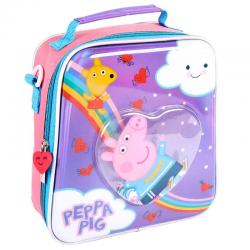 Bolsa portameriendas confetti Peppa Pig - Imagen 1