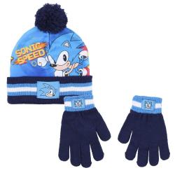 Conjunto gorro guantes Sonic The Hedgehog - Imagen 1
