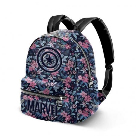 Mochila Spring Capitan America Marvel 32cm - Imagen 1