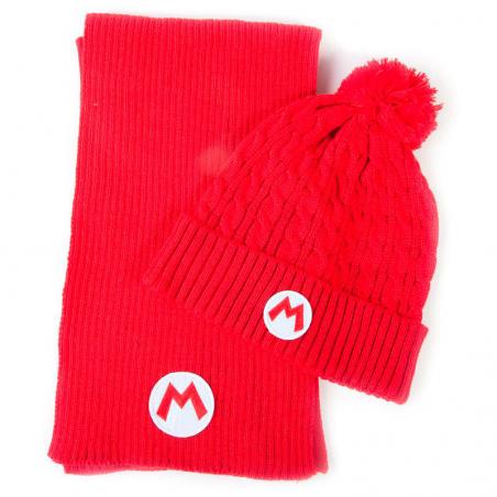 Set gorro y bufanda Super Mario Nintendo - Imagen 1