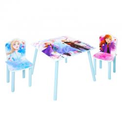 Conjunto infantil mesa y dos sillas Frozen 2 Disney - Imagen 1