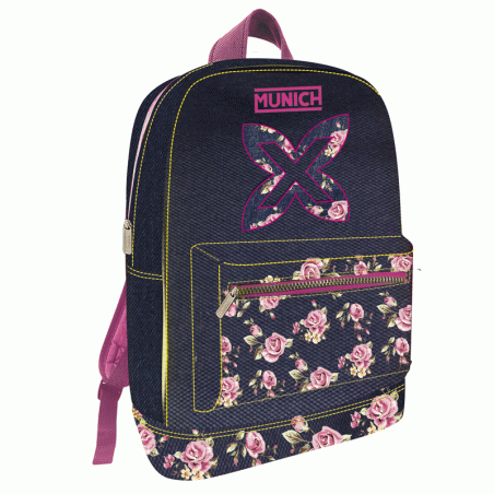 Mochila Munich Flowers 44cm - Imagen 1