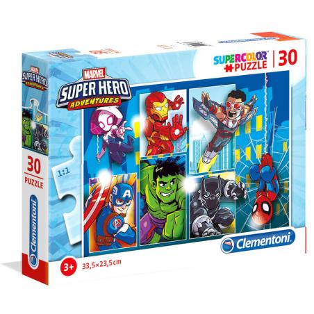 Puzzle Superhero Marvel 30pzs - Imagen 1