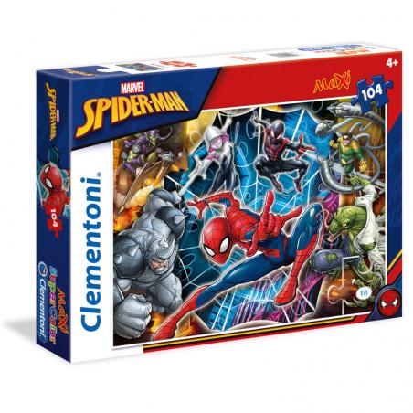 Puzzle Maxi Spiderman Marvel 104pzs - Imagen 1
