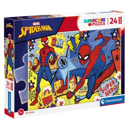 Puzzle Maxi Spiderman Marvel 24pzs - Imagen 1
