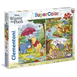 Puzzle Winnie the Pooh Disney 3x48pzs - Imagen 1